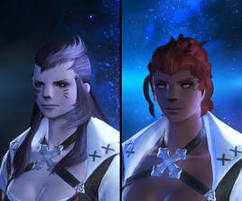 Roegadyn Ladies Tall, buff, and no butt to speak of.