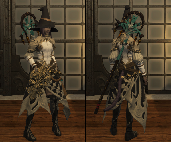 White Mage Mage: My First Glamour Also used for scholar (with a different weapon, of course).